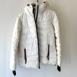 Michael Kors white puffy winter coat
